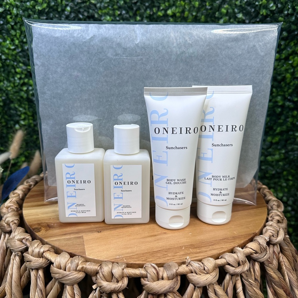 ONEIRO  sunchaser hydrate & moisturize 4 piece set NIP‎